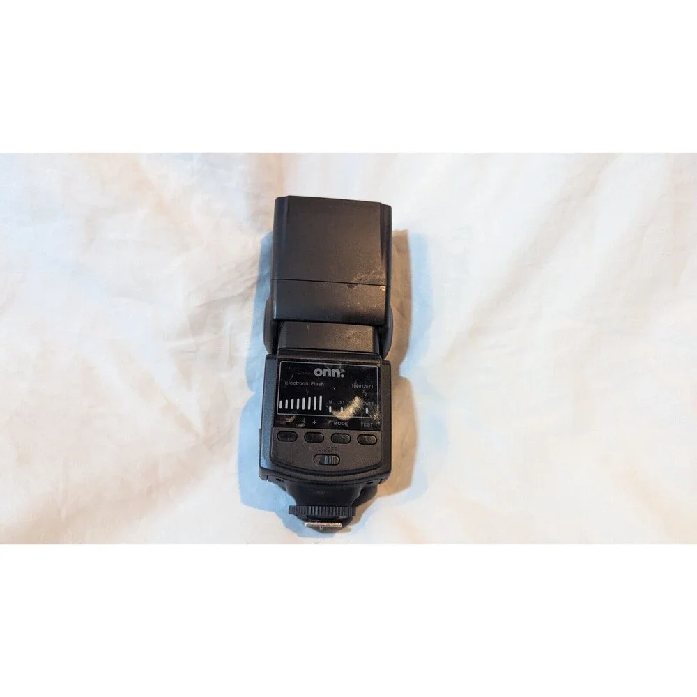 Onn Electronic Camera Flash Hotshoe DSLR Cameras Canon, Nikon, Sony Other DSLRs